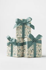 Soft Sage Blooms - London Penny Gift Wrap