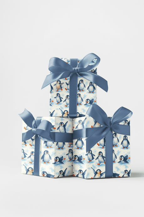 Frosty Frolics - London Penny Gift Wrap