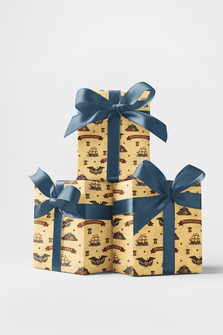 Pennsylvania Colonial Craft - London Penny Gift Wrap