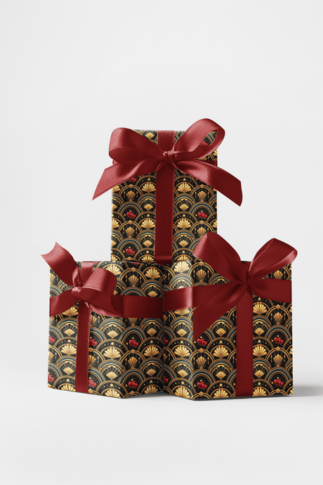 Art Deco Amour - London Penny Gift Wrap