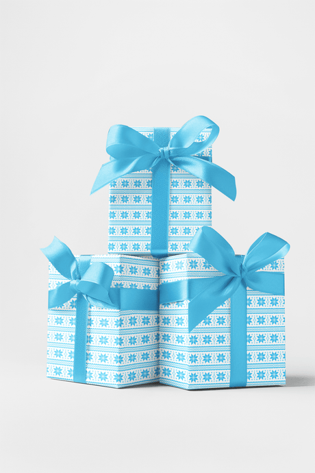 Scandinavian Snow - London Penny Gift Wrap
