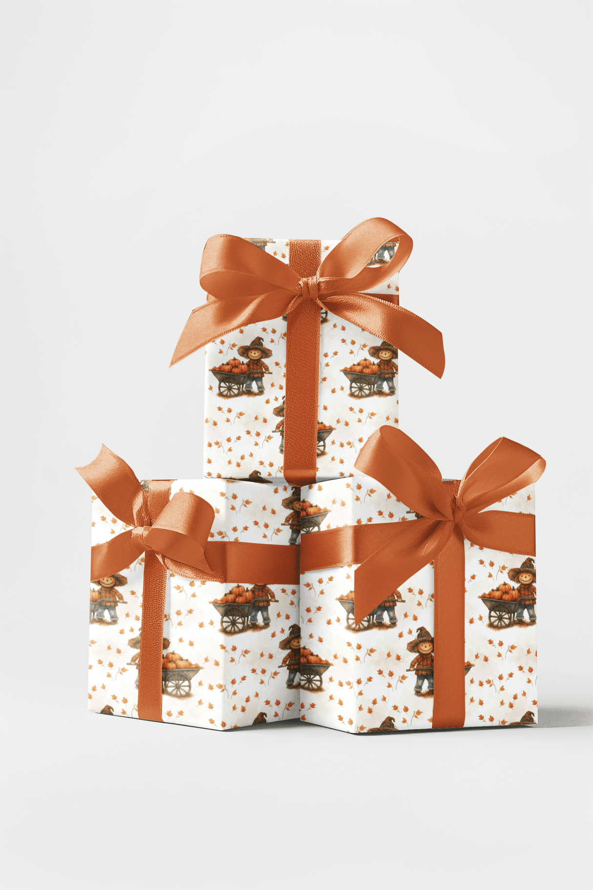 Vintage Scarecrow Art - London Penny Gift Wrap