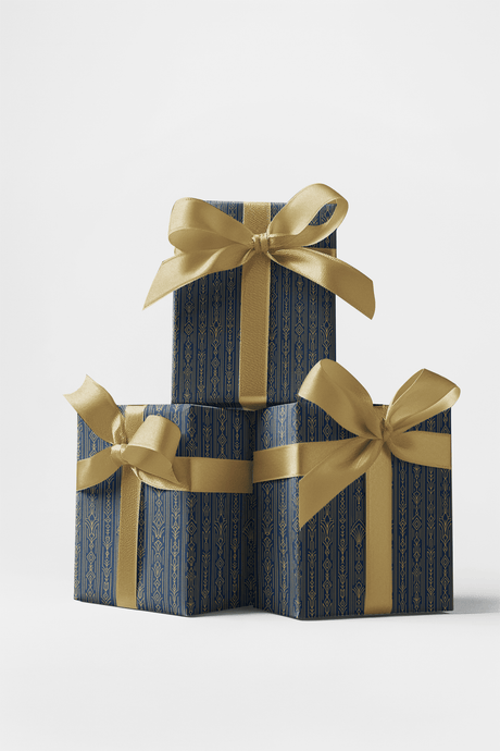 Pinstripe Art Deco - London Penny Gift Wrap