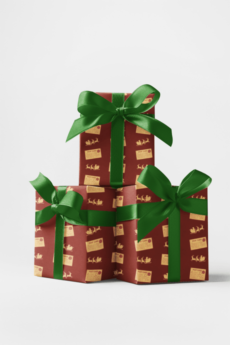 Holiday Postcard - London Penny Gift Wrap