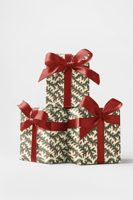 Festive Fir Garland - London Penny Gift Wrap