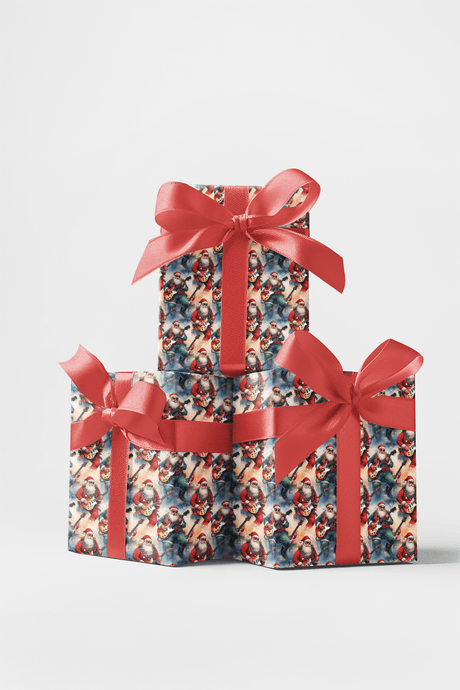 Merry Amped - London Penny Gift Wrap