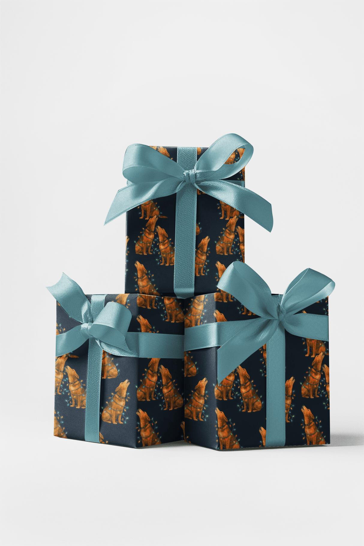 Holiday Howl Harmony - London Penny Gift Wrap