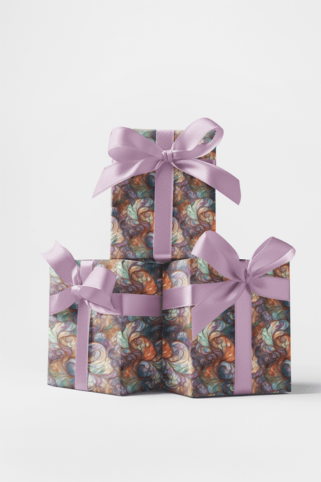 Marble Veil Cascade - London Penny Gift Wrap