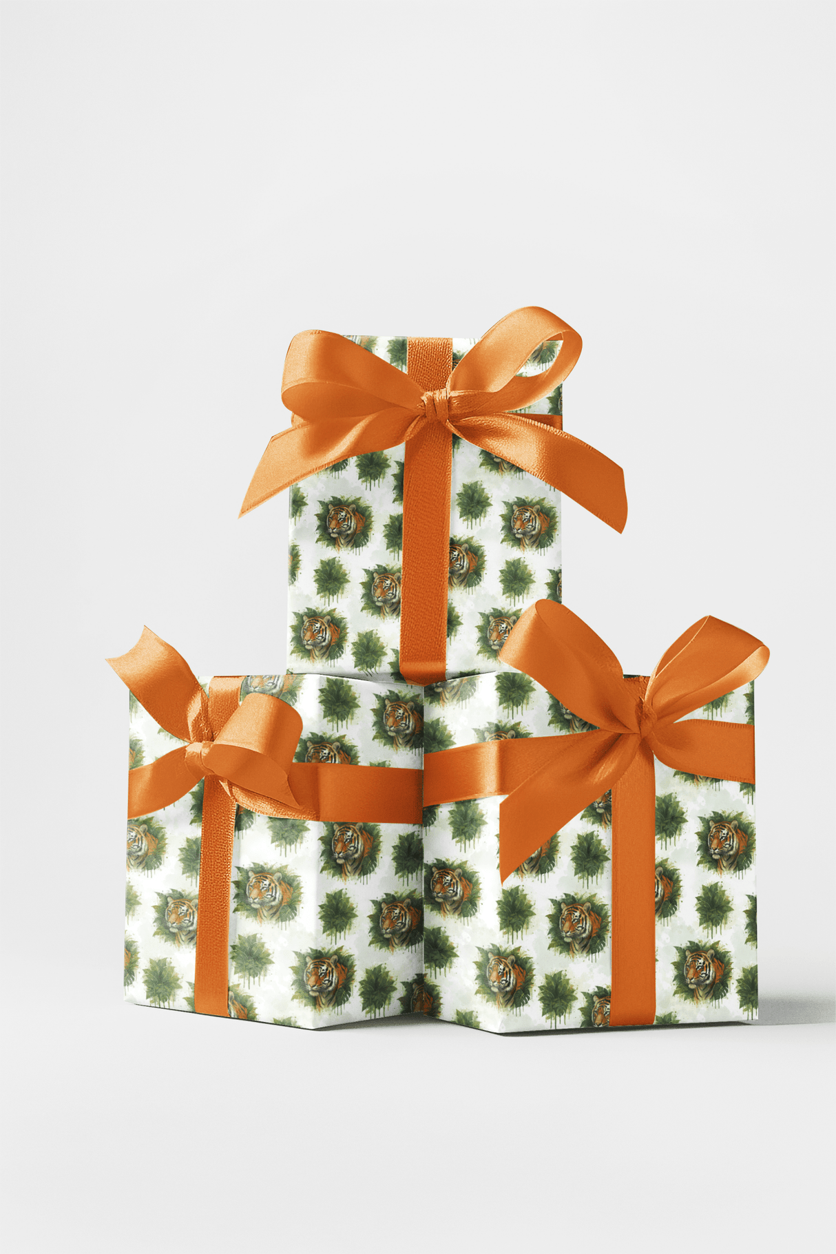 Tiger Jungle - London Penny Gift Wrap