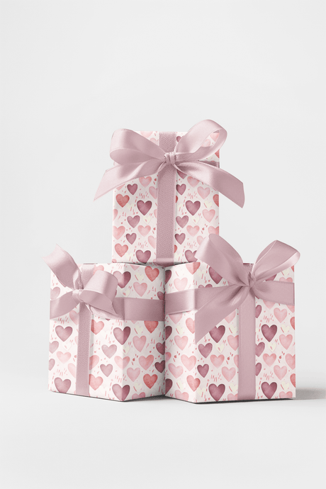 Watercolor Love - London Penny Gift Wrap