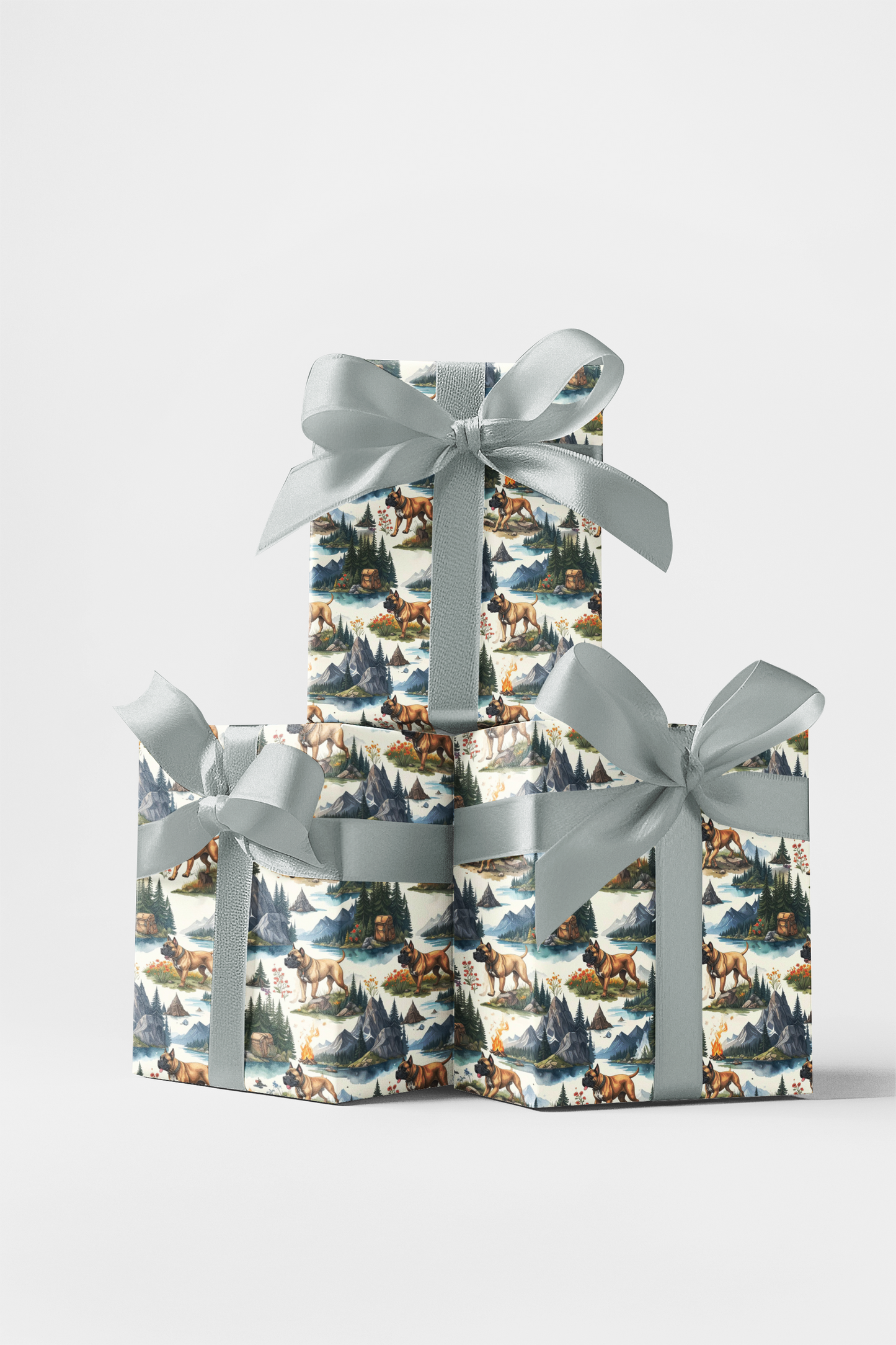 Mountain Adventure (Cane Corso) Wrapping Paper