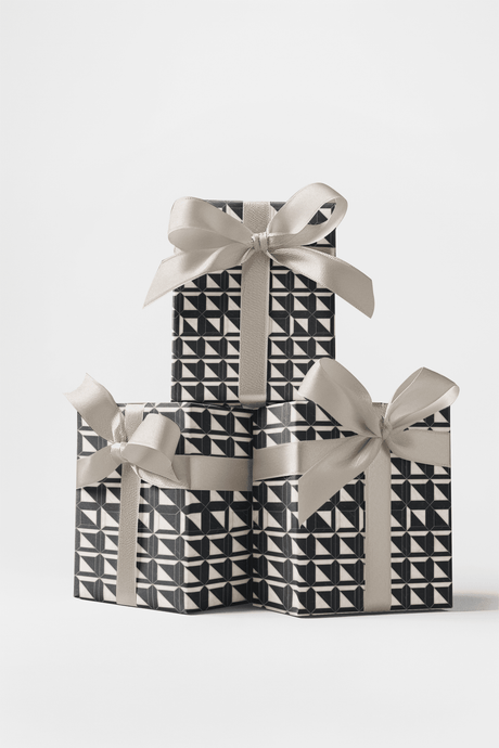 Marble Split Shapes - London Penny Gift Wrap