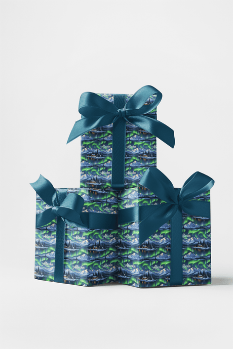 Alaska Northern Lights - London Penny Gift Wrap