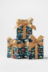 Abstract Winter Landscape - London Penny Gift Wrap