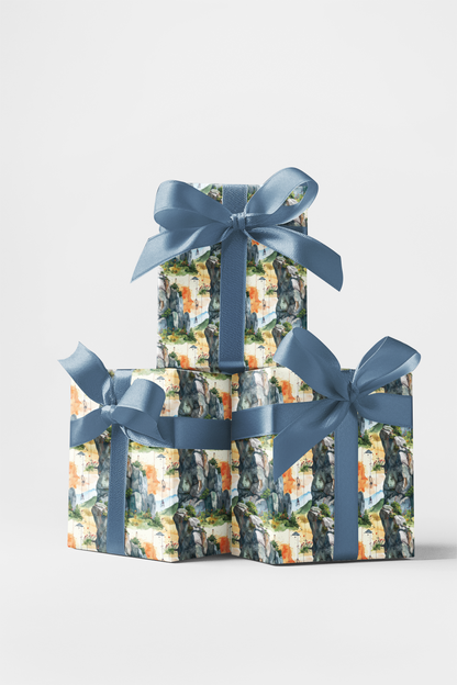 Vertical Expedition Wrapping Paper