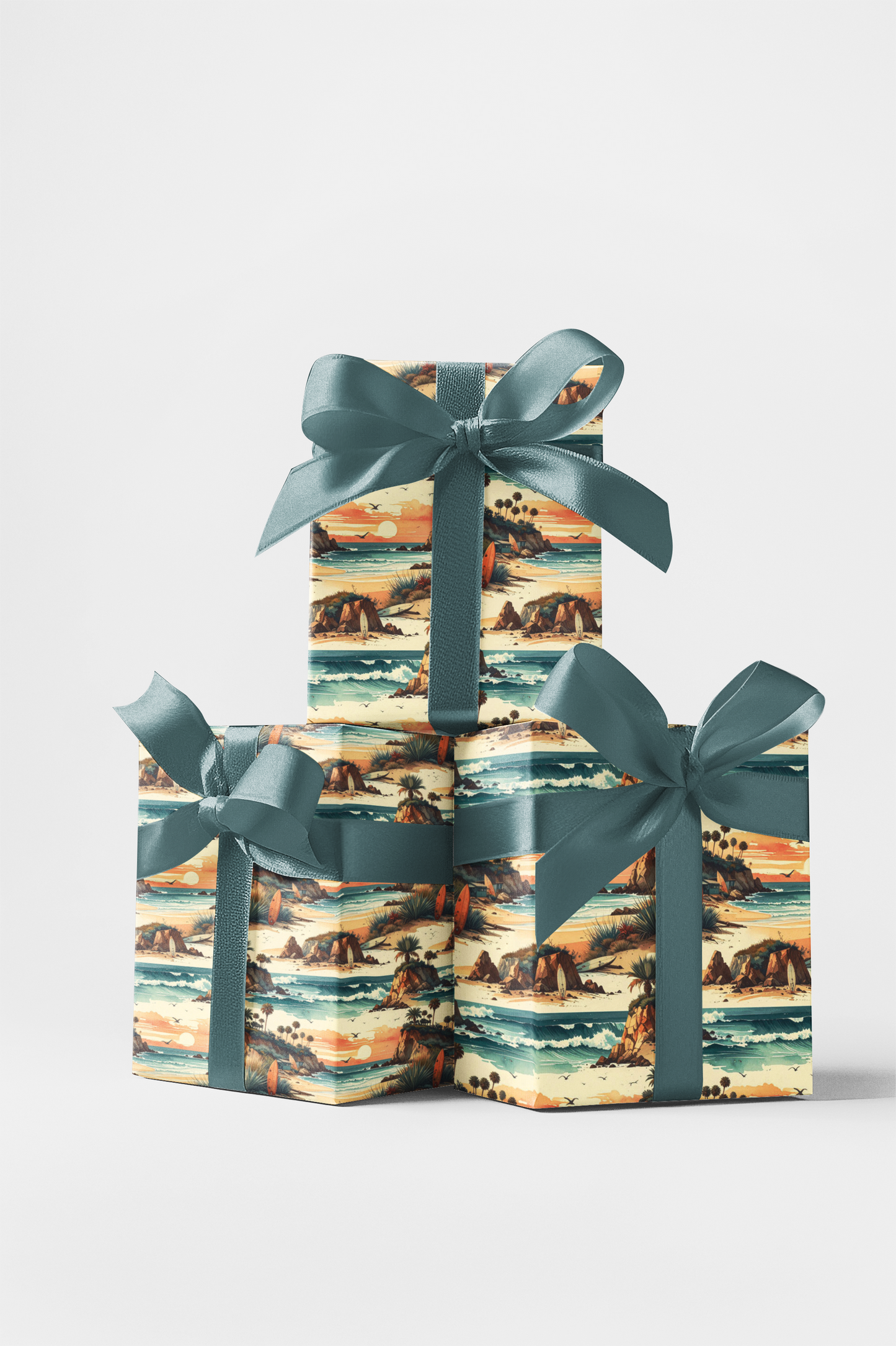 Vintage Surf Escape Wrapping Paper