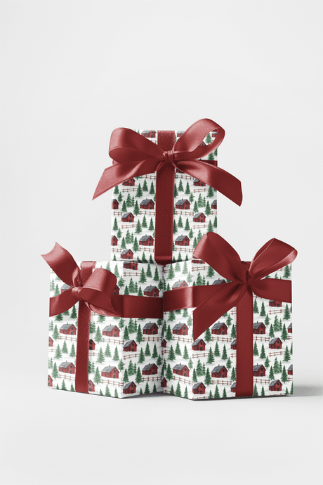 Festive Farmhouse - London Penny Gift Wrap