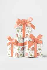Barnyard Morning Scene - London Penny Gift Wrap