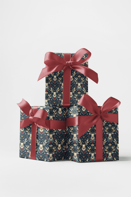 Majestic Antlers - London Penny Gift Wrap