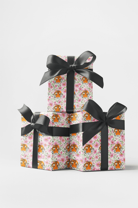 Tiger Garden Gala - London Penny Gift Wrap