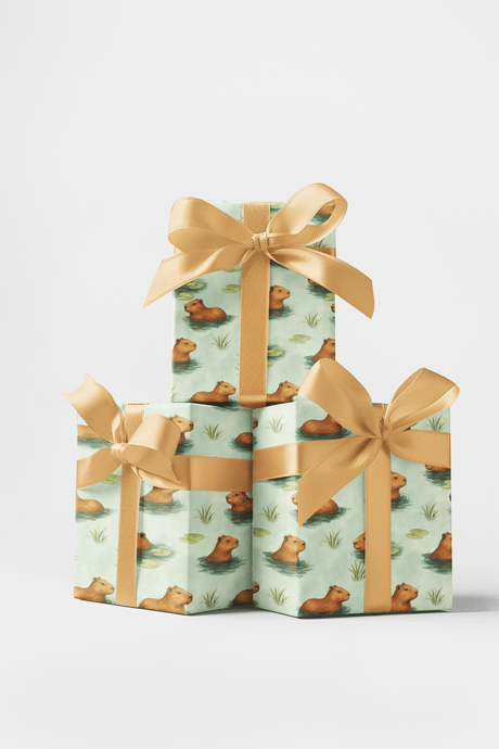 Capybara Serenity - London Penny Gift Wrap