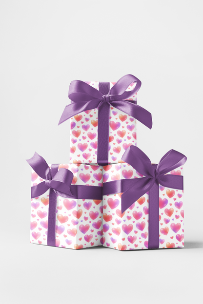 Blush Ombre Hearts