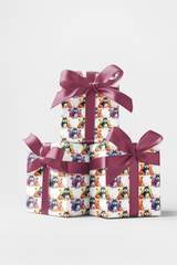 Husky Halloween Parade (Alaskan Husky) Wrapping Paper - London Penny Gift Wrap