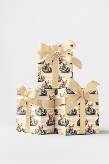 Cozy Without Fur - London Penny Gift Wrap