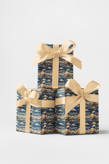 Oakland Bay Flashback - London Penny Gift Wrap