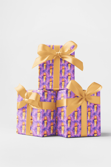 Christ Candle Glow - London Penny Gift Wrap