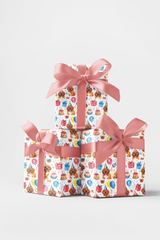 Birthday Celebration (English Mastiff) Wrapping Paper - London Penny Gift Wrap
