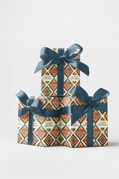 LIMITED TIME | Woven Holiday Greetings Wrapping Paper