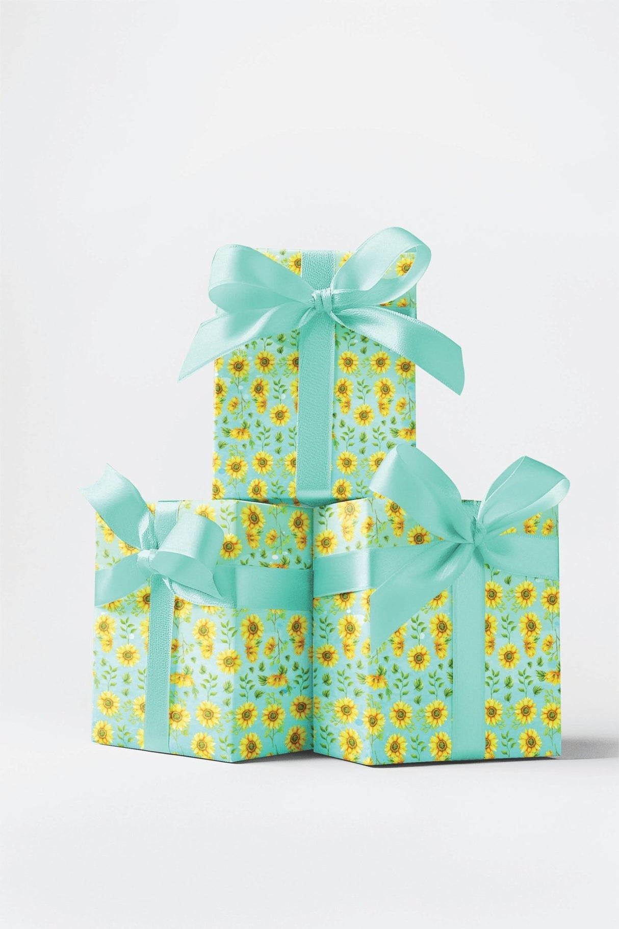 Sunflower Blue - London Penny Gift Wrap