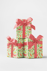 Tropical Parrot Bloom - London Penny Gift Wrap