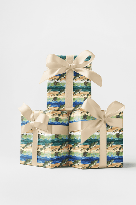 Freshwater Species Registry Wrapping Paper - London Penny Gift Wrap