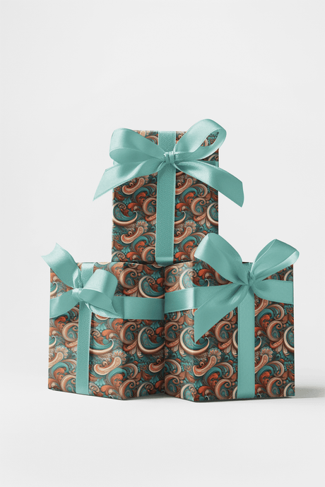 Paisley Poise - London Penny Gift Wrap