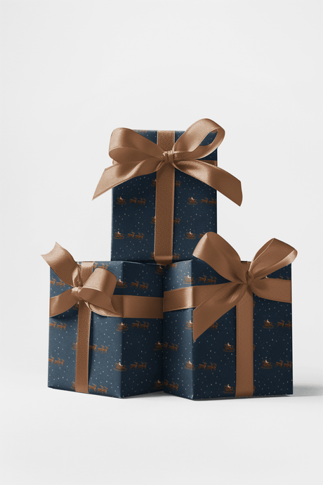 St. Nick's Journey - London Penny Gift Wrap