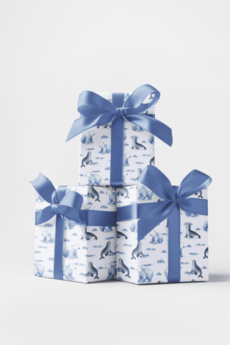 Arctic Companions - London Penny Gift Wrap