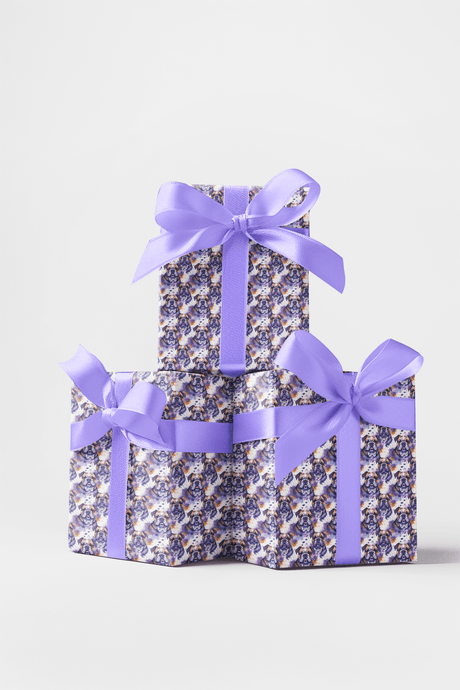 Bulldog Bliss - London Penny Gift Wrap