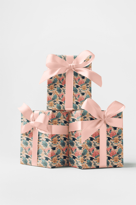 Flowered Milestones - London Penny Gift Wrap
