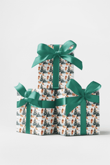 Golden Flurries - London Penny Gift Wrap