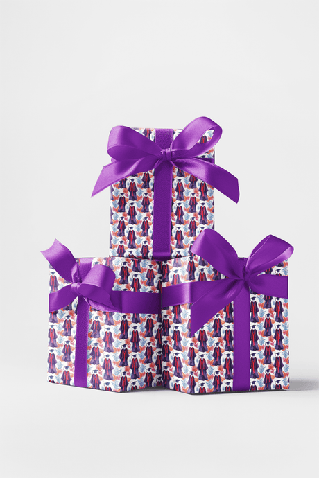 Grad Mode: On - London Penny Gift Wrap