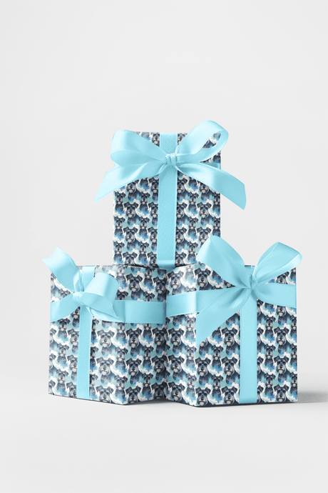 Schnauzer Chic - London Penny Gift Wrap