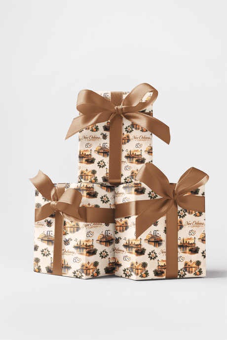 New Orleans Garden District Charm - London Penny Gift Wrap