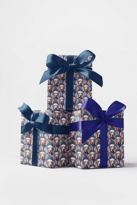 Sketches of a Weimaraner - London Penny Gift Wrap