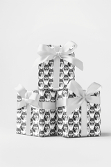 Snow Trails & Husky Tails - London Penny Gift Wrap
