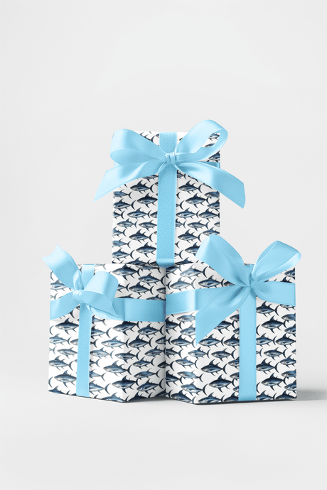 Let's Go Fishing - London Penny Gift Wrap