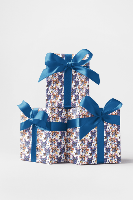 French Bulldog - Oui, oui! - London Penny Gift Wrap