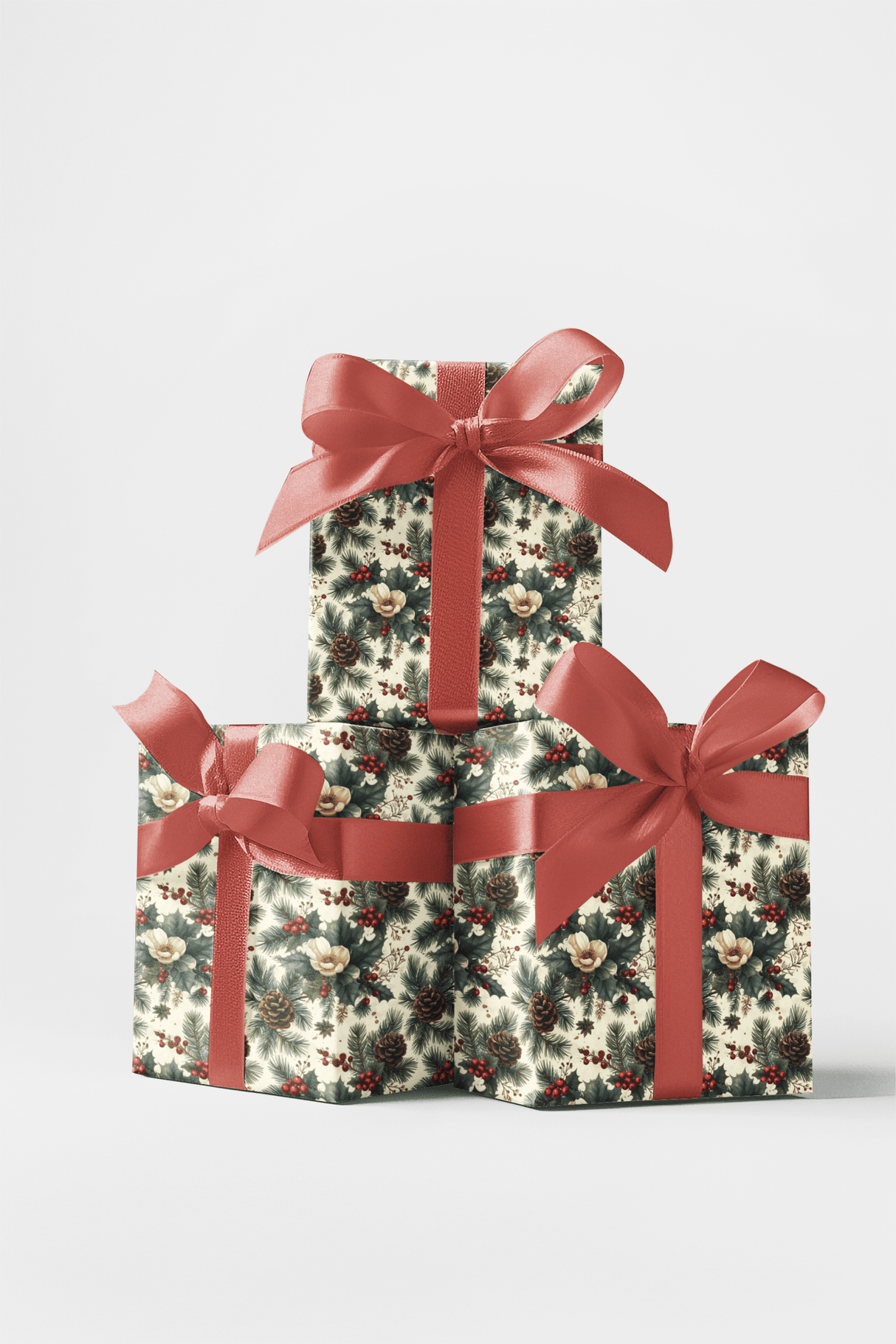 LIMITED TIME | Heritage Winter Botanicals Wrapping Paper - London Penny Gift Wrap