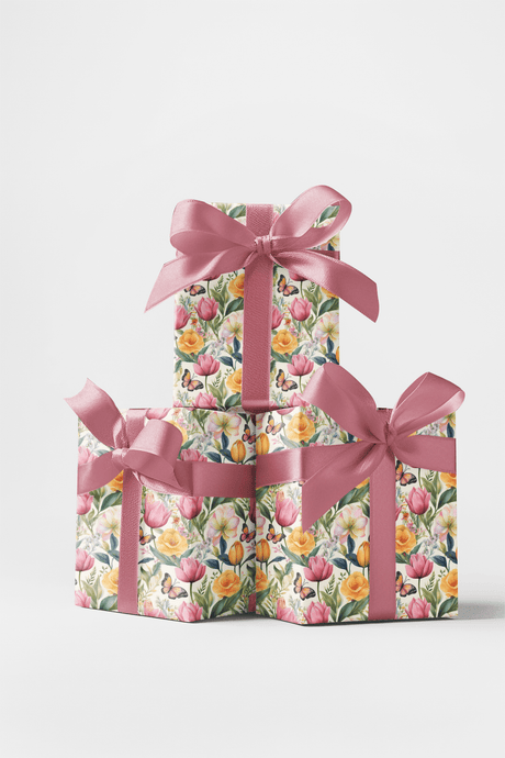 Bouquet Collage - London Penny Gift Wrap